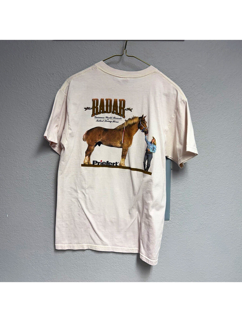 Vintage Priefert Radar Worlds Tallest Horse T-Shirt / Medium